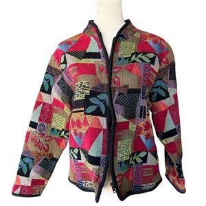 Keren Hart Colorful Whimsical Patchwork Jacket